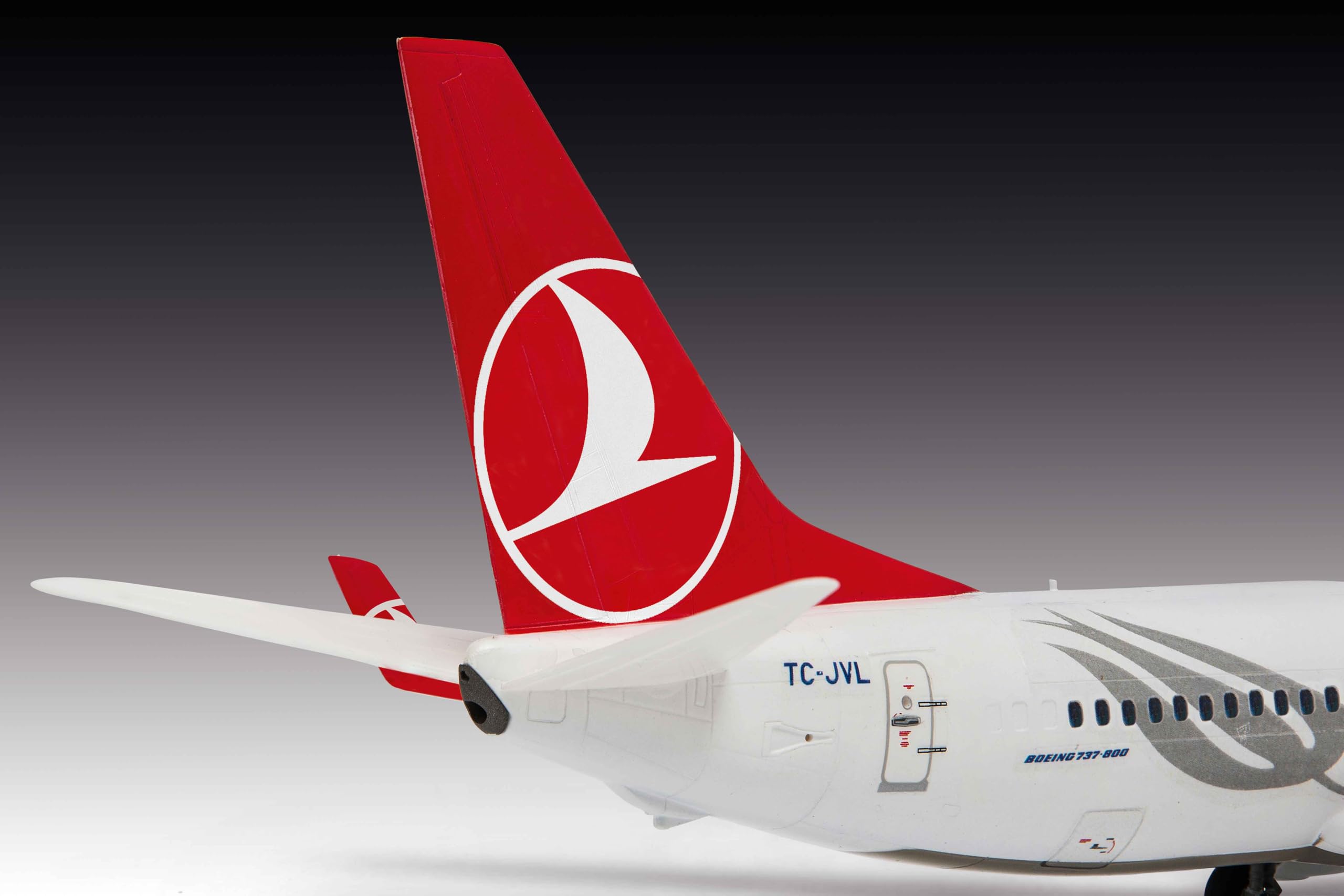 Revell 03772 Boeing 737-800 "Turkish Airlines 1:144 Kit modellino in plastica non costruito/non verniciato