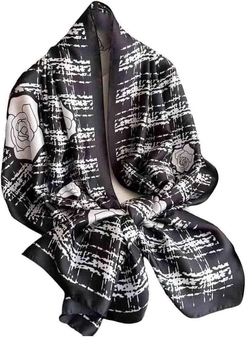 Xyueanlo Scarfs for Women Fashion Scarves Print Floral Dressy Scarf Lightweight Sunscreen Wraps Shawls