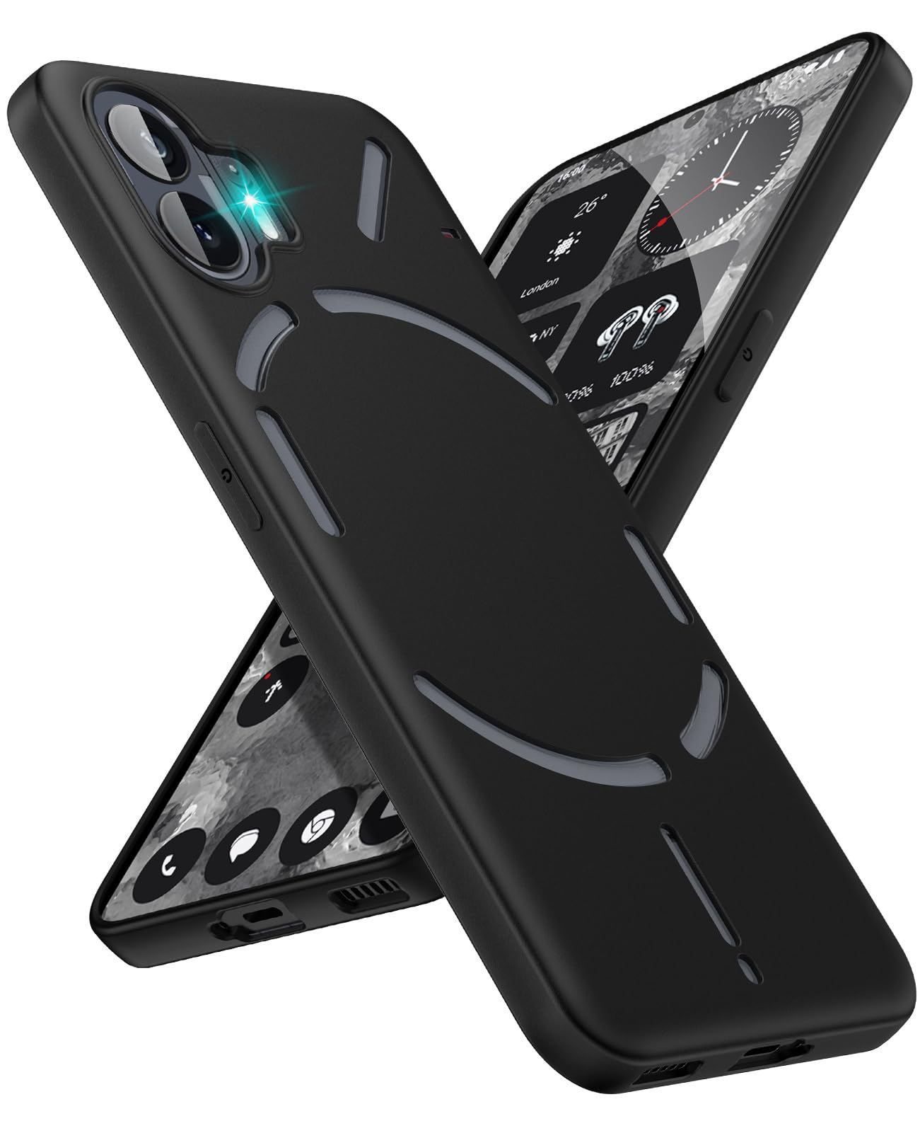 COMAKU Cover Pendenza Colorato per Nothing Phone (2), Custodia