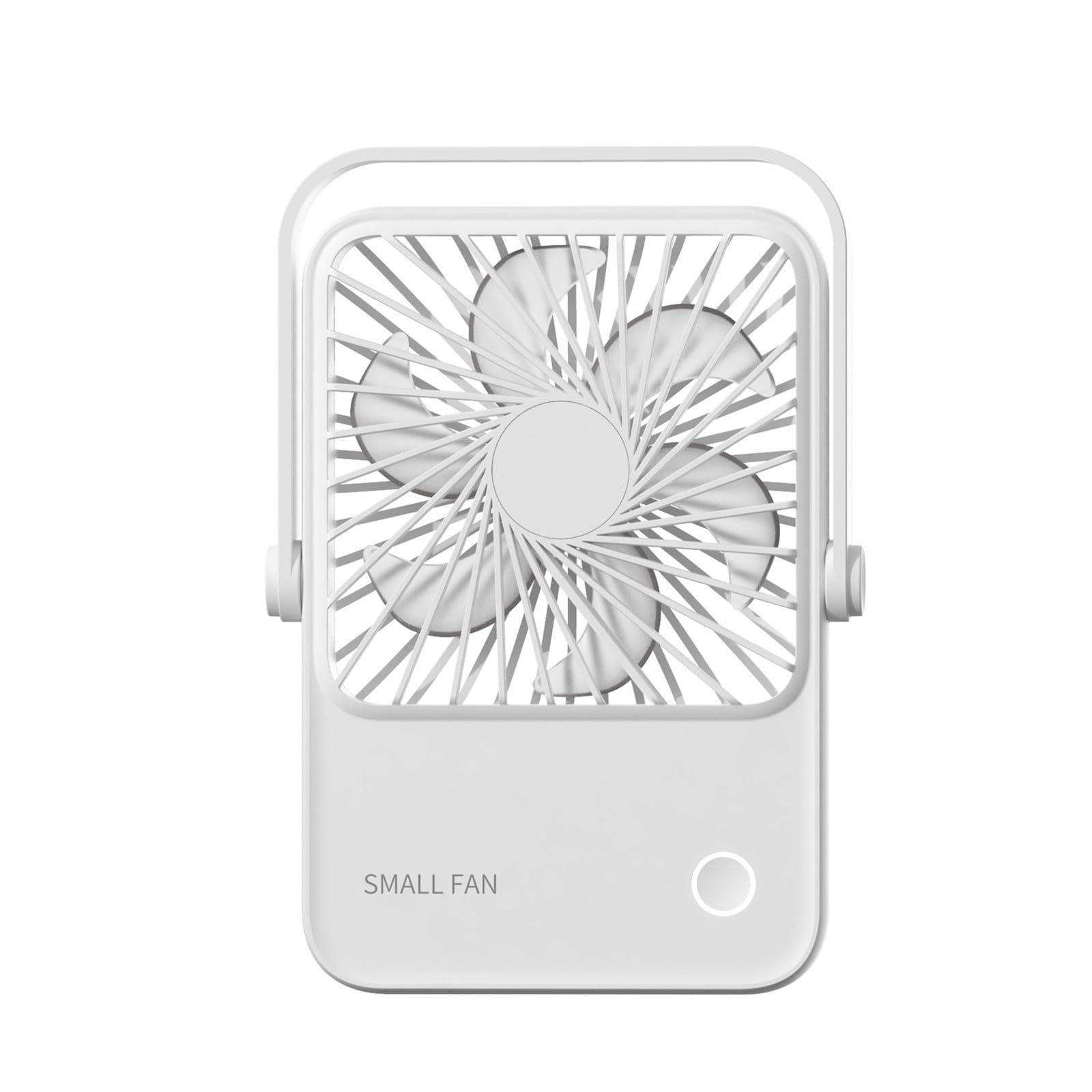 NRVTRE Desk Fan Hanging Fan USB Rechargeable Camping Travel ABS Suitable for Indoor Use Tiny