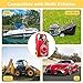 GAOMON 26 Gallon Fuel Caddy, Portable Diesel Fuel Tank On-Wheels with Auto Fueling Nozzle & 360° Swivel Connector, Diesel Container with 12V DC 140W Transfer Pump for Cars, Trucks, ATVs, Boats, Lawn Mowers