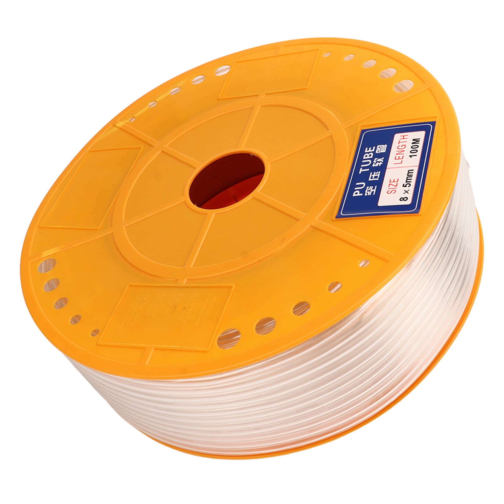 Fafeicy Tubo Aria, Tubo PU Trasparente per Compressore 8mm OD 5mm ID