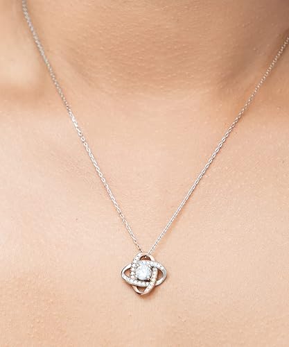 Miniatura 3 de To Mother Of The Groom, Thank You For Raising The Man Of My Dream Love Knot Rose Gold Necklace, For Mother Of The Groom, Valentines, Birthday,