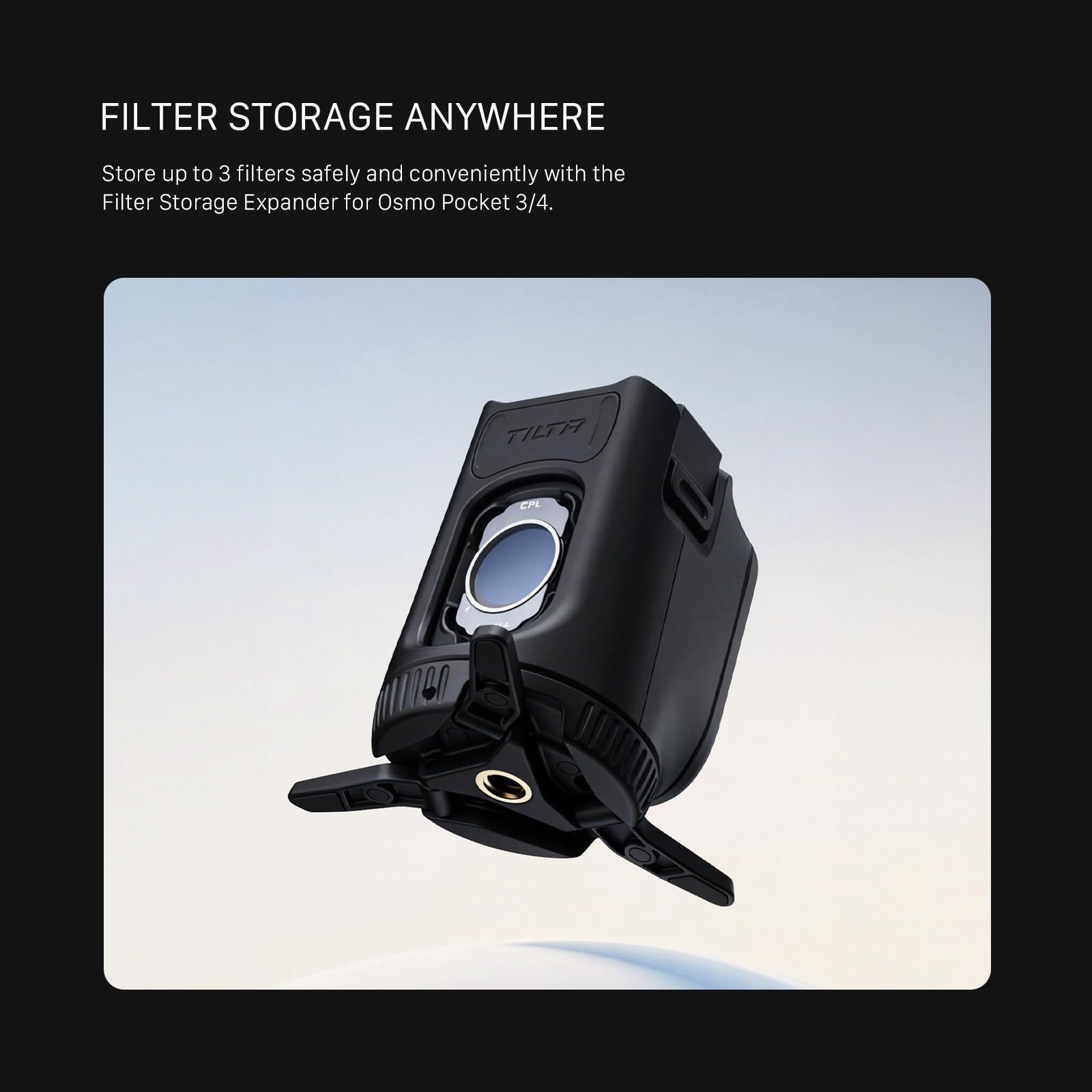 Tilta Filtro Black Mist 1/4 compatibile con Osmo Pocket 4P | Cinematic Diffusion 1/4 | Portrait Glow Soft Focus | Highlight Contrast Control
