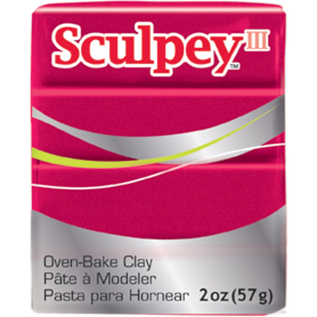Polyform Red Sculpey Iii Polymer Clay 2Oz-Deep Pearl