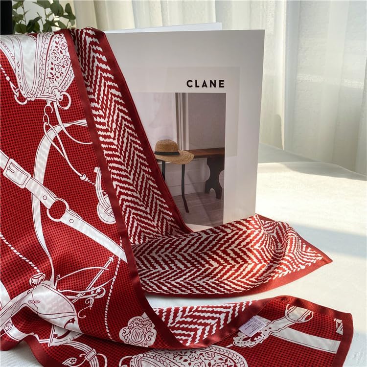 MEISEE 100% Mulberry Silk Scarf for Women 59”*6.3” Long Headscarf Neck Scarf Hair Wraps and Shawls with Gift Packed - Image 4