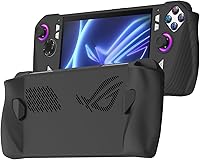 Vista 1 de Funda protectora de silicona para consola de juegos ASUS ROG Ally 2023, funda a prueba de caídas para ASUS Rog Ally 2023 (negro)
