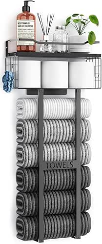 Towel Racks for Bathroom 31inch Wall Mounted Towel Rack,Floating Shelf