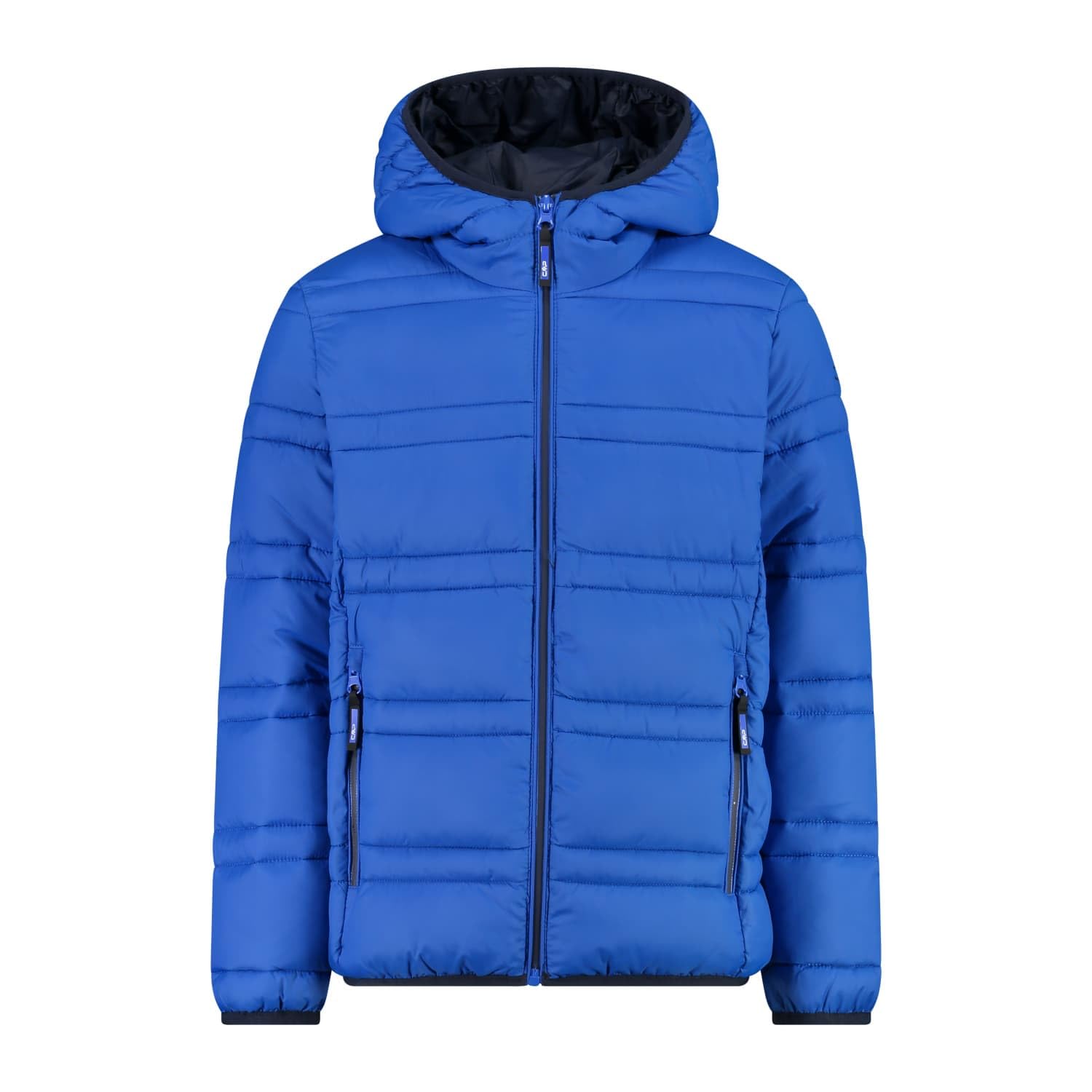CMP - Kid Jacket Fix Hood, Royal, 176
