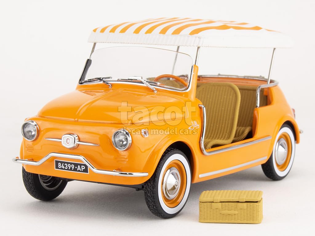 Fiat 500 Jolly 1965 Arancione 1/18