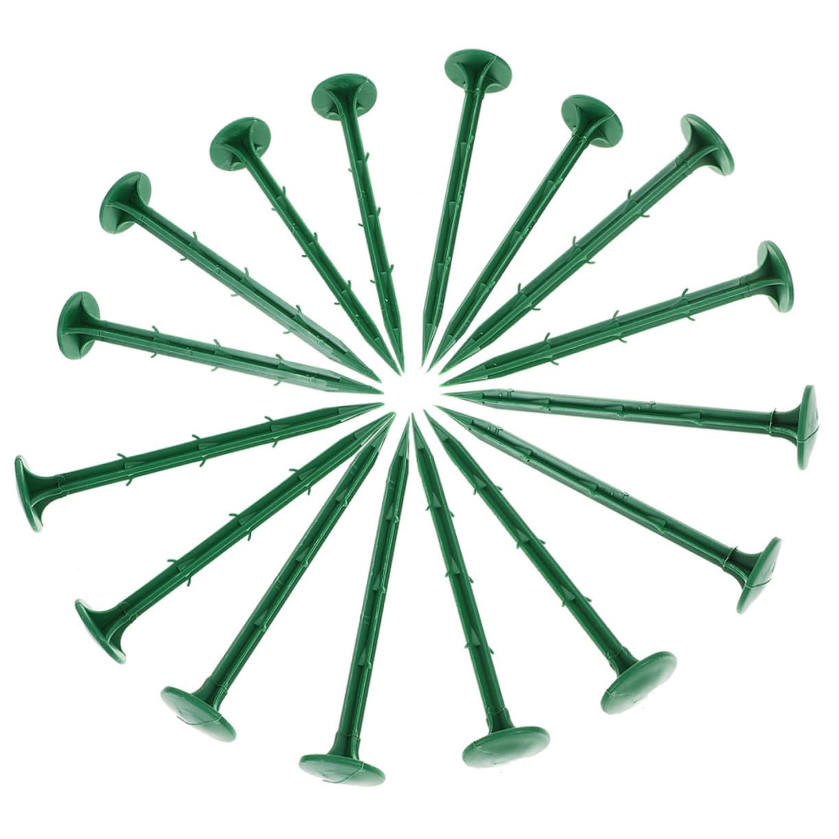 150pezzi Picchetti Giardino in Plastica Verde per Tappeto Erboso Pacciamatura e Fissaggio Esterno Resistenti e Facili da Installare per Uso Paesaggistico e Orto