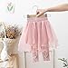 BGMINGYI Baby Girls Footless Leggins with Tutu Ruffle Lace Flower Skirt Toddler Cotton Pantskirt(US, Age, 4 Years, 5 Years, Knit-Pink)