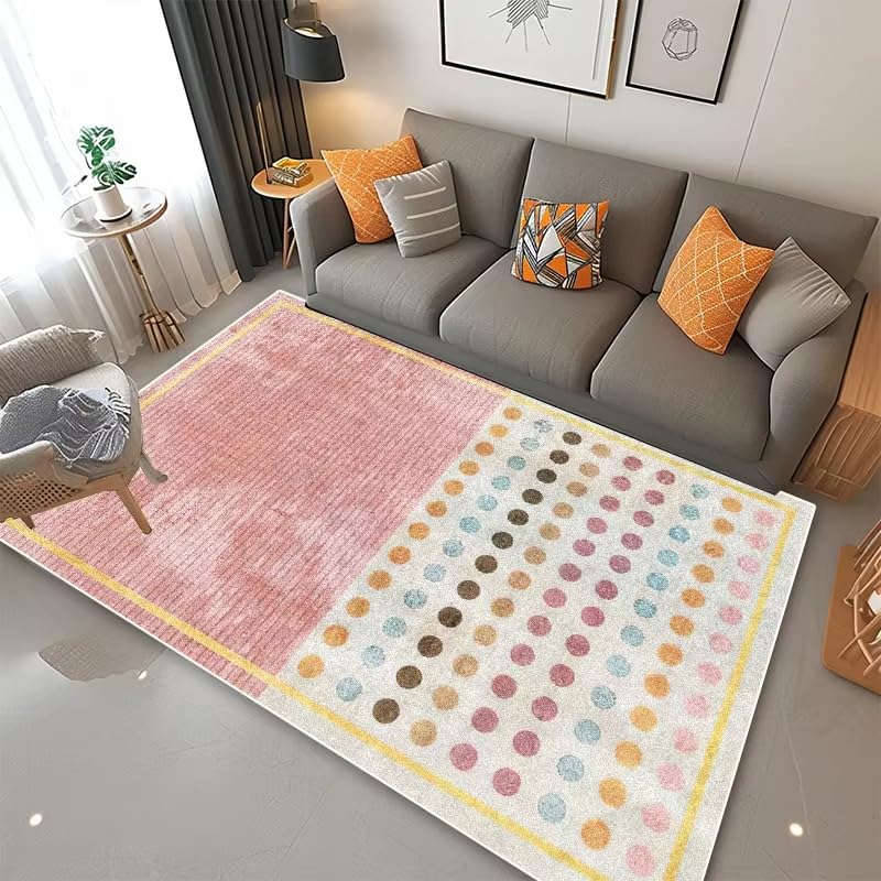Tapis moderne abstrait 80x160 cm pour salon et table basse