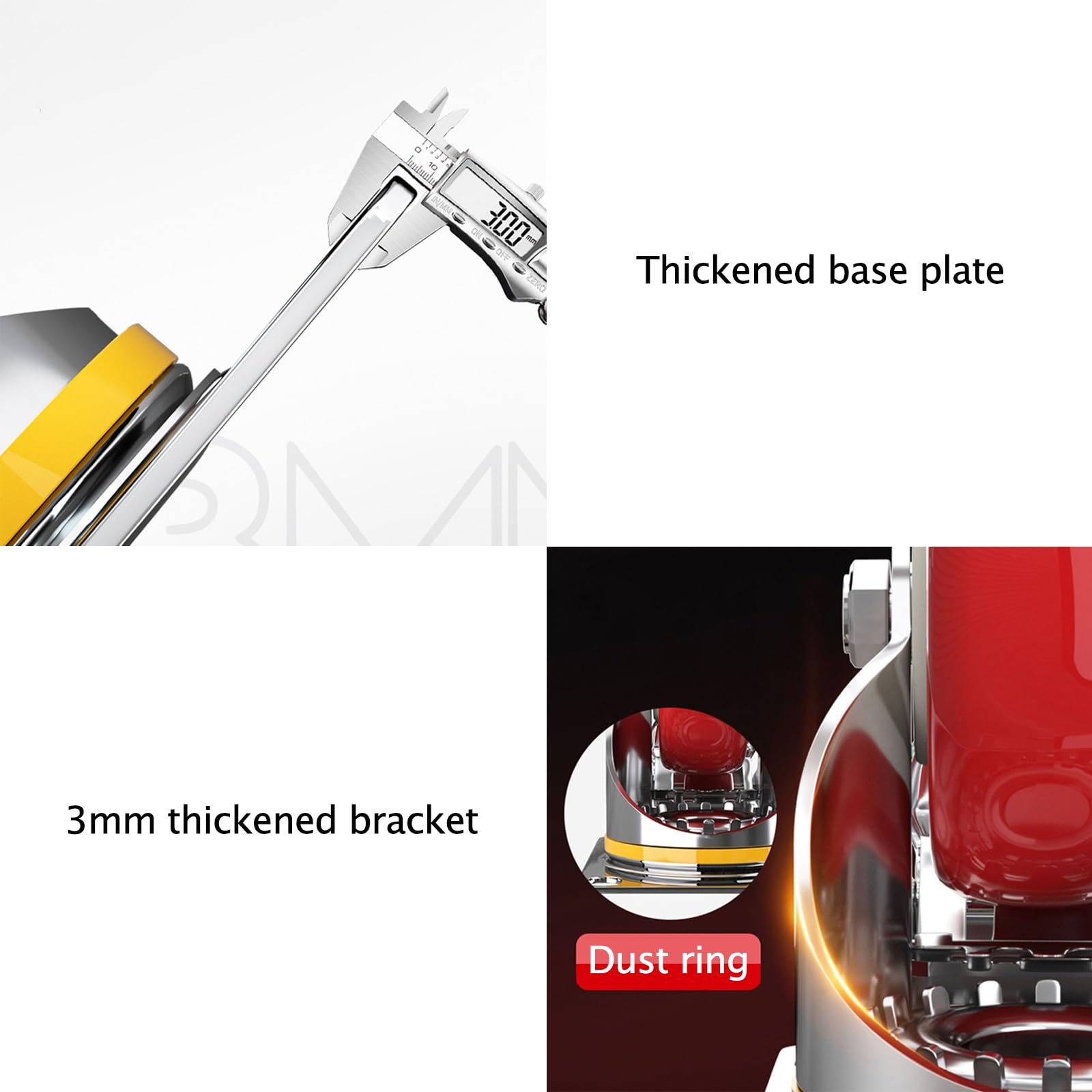 3" 4" 5" Lenkrollen, 4er-Set Schwerlastrollen (2 Lenkrollen + 2 Bockrollen), Industrierollen mit Platte für Plattformwagen, Wagen, Werkbänke(7.5cm/3in)