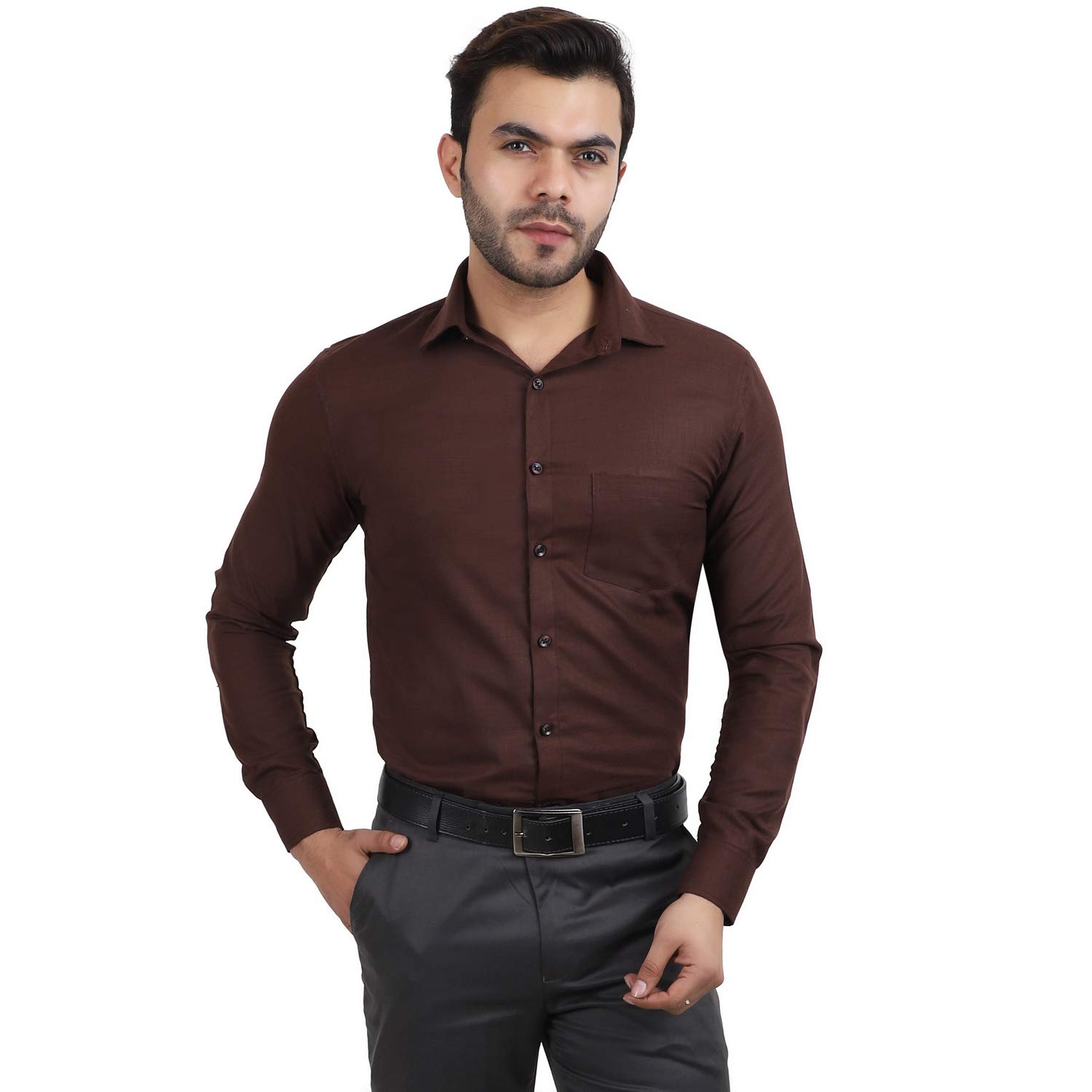Realone Men's Regular fit Cotton Formal Shirt
