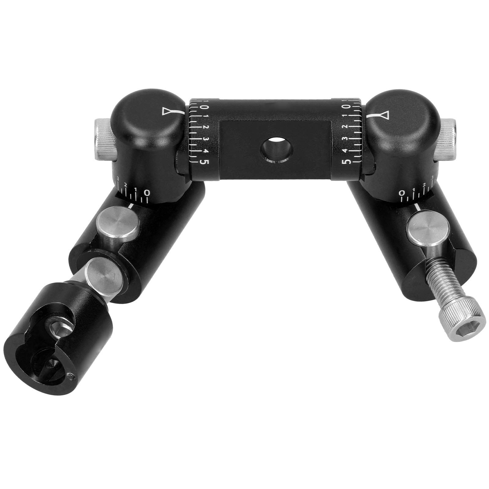 Tir à l'arc V‑Bar, outil de tir à montage à déconnexion rapide Arc en alliage d'aluminium Stabilisateur de barre en V Stabilisateur de barre en V double face pour arc à poulies pour arc(black)