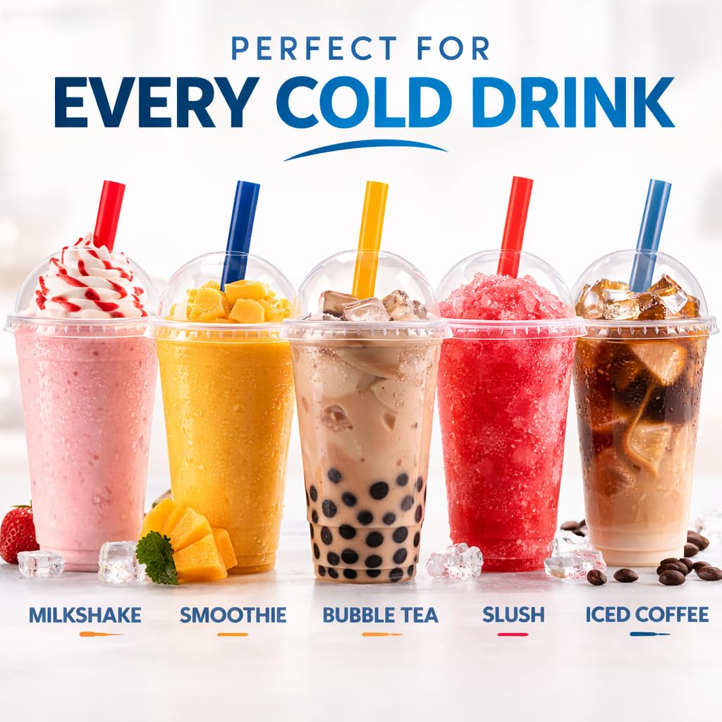 Sabco, smoothie, boba et paille réutilisables – Parfait pour les plats à emporter et les restaurants.