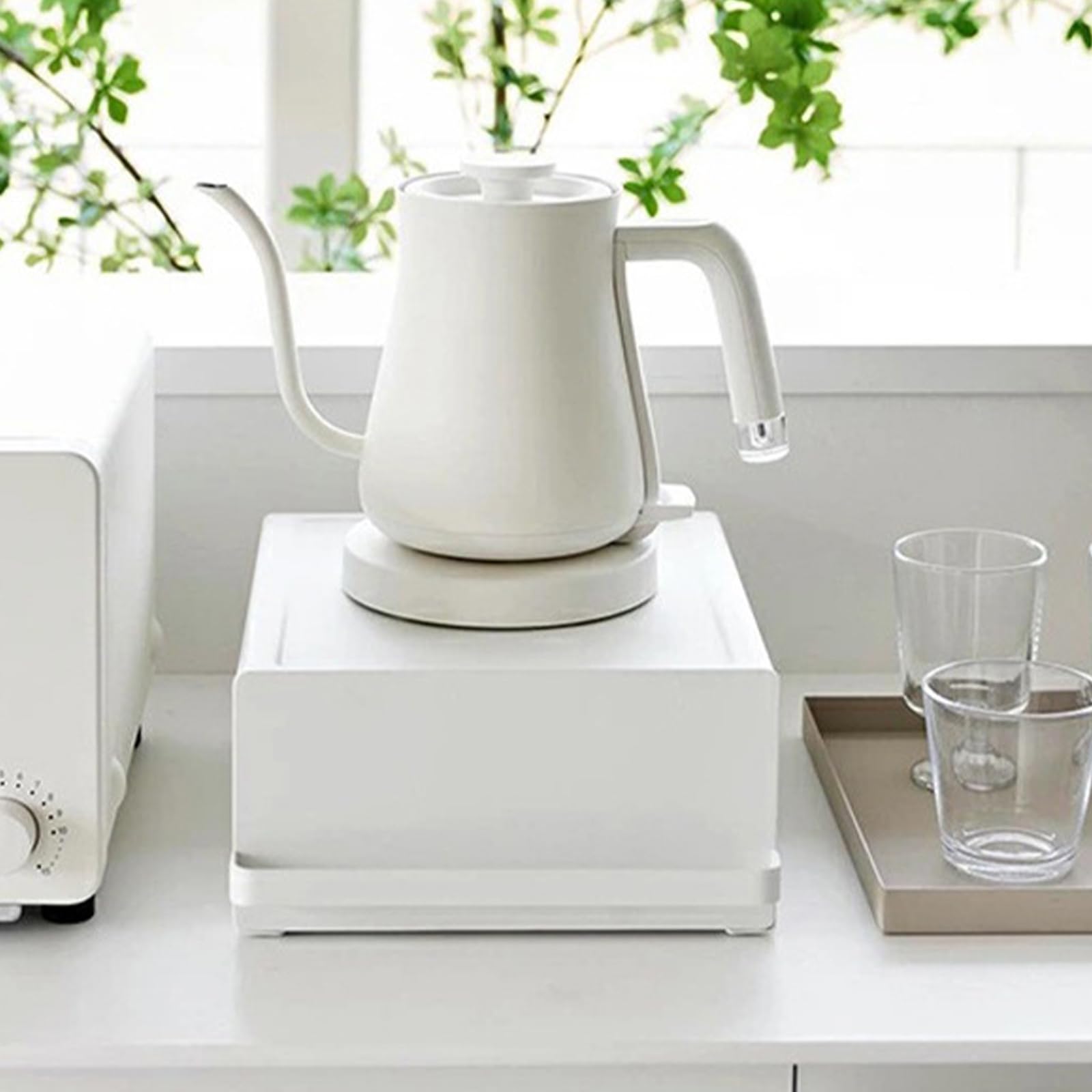 Soporte para Cápsulas de Café con Cajón de Acero al Carbono | Organizador de Café para Encimera con Diseño Resistente, Ideal para Cafetera y Accesorios de Cocina