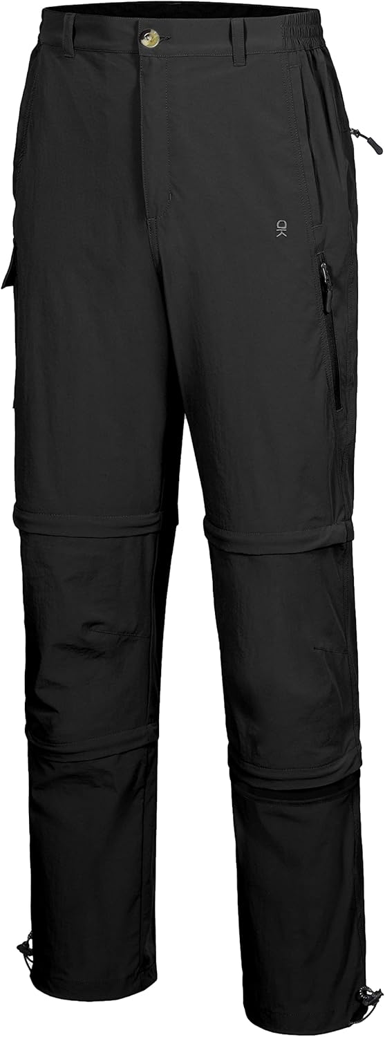Little Donkey Andy Men's Stretch Convertible Pants, Zip-Off Quick-Dry Hiking Pants, UV Protection, Lightweight : Sports & Outdoors