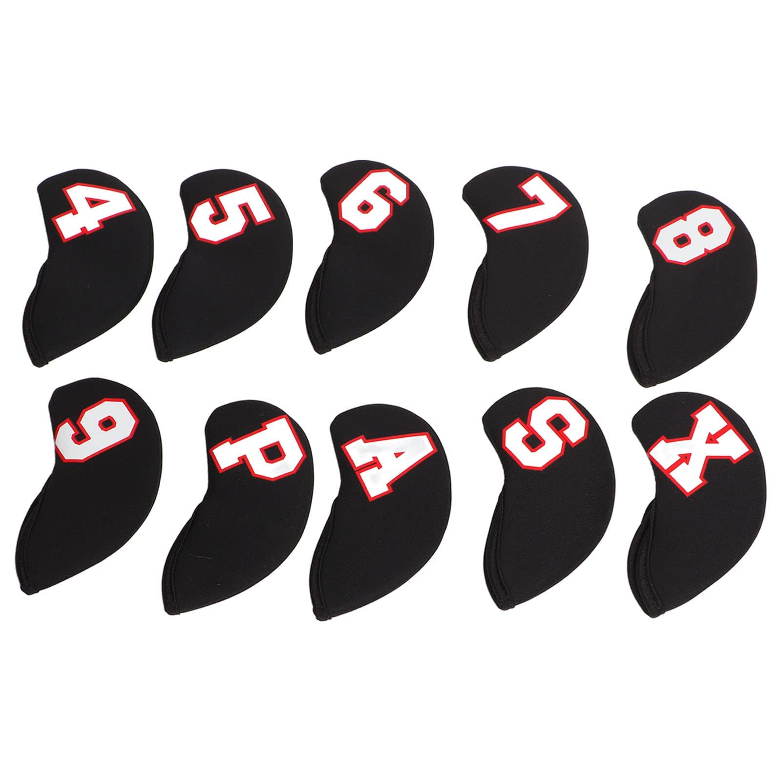 Alomejor 10 Stücke Golf Eisen Headcover Golf Club Head Cover Golf Club Schutzhülle