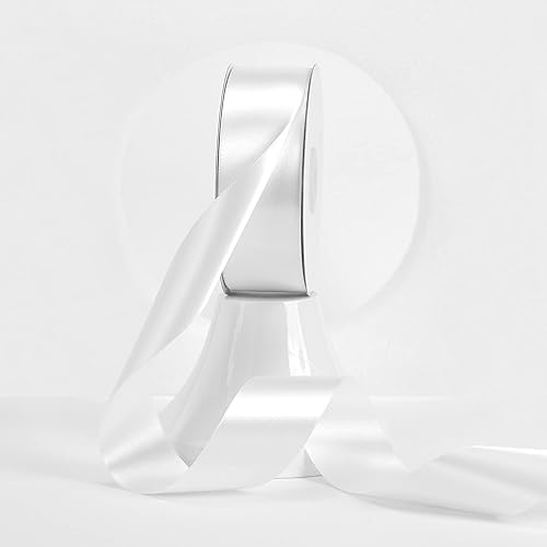 Vista 615 de MEEDEE Orange Satin Ribbon - 1.5 inch Double Faced Satin Ribbon, 50 Yards - Neon Tangerine - For Christmas, Thanksgiving, Halloween, Weddings