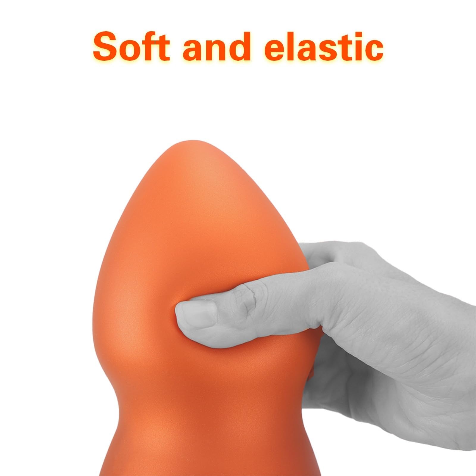 Dildo gigante SM in silicone, con sfera anale e ventosa, grande XXL, dilatatore anale, massaggiatore for la prostata, giocattoli sessuali anali for uomini e donne(XL)