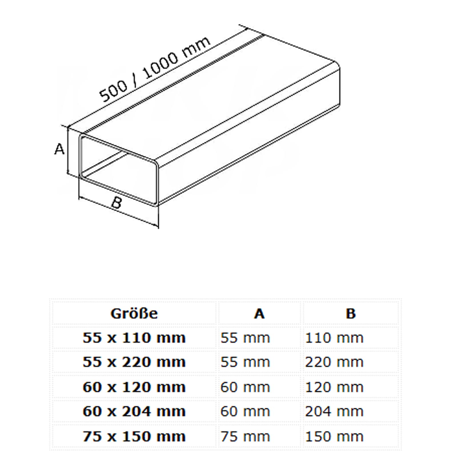 Chicane 125 Mm Pour Conduit De Ventilation Avec Flexible PVC 1m