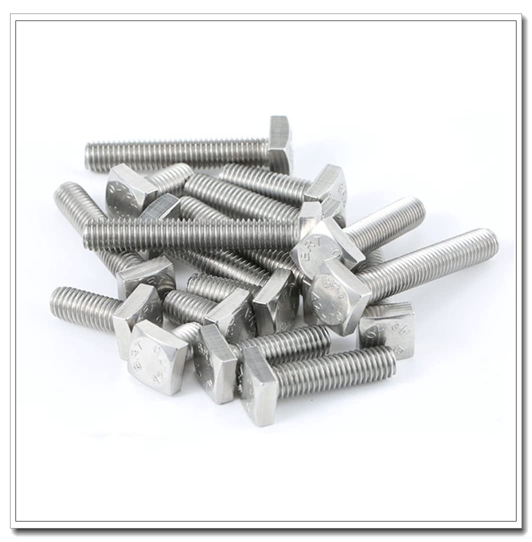 4 pezzi M8×60mm 304 vite della testa quadrata del bullone della testa quadrata dell'acciaio inossidabile