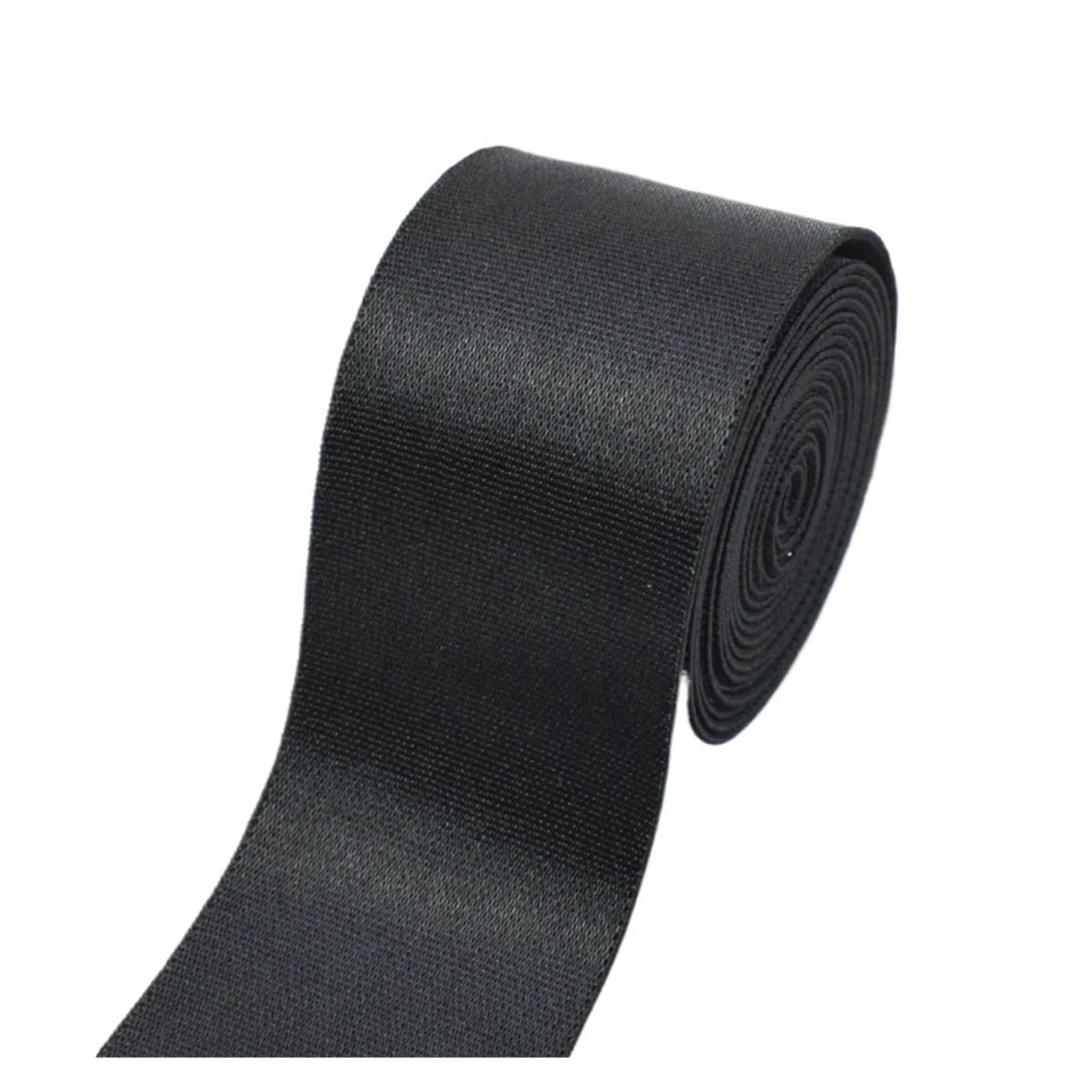 10-40mm 10 metrów nylonowa gumka do szycia biustonosz pasek na ramię taśma rozciągliwa spodnie talia gumowa wstążka dodatki krawieckie DIY(schwarz,40mm)