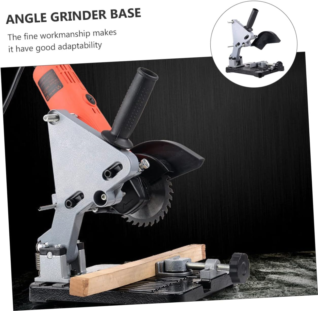Angle Grinder Stand Adjustable Base Heavy-Duty Angle Holder Support Bracket for Grinding Machines Universal Fit for Metal Cutting and DIY Projects
