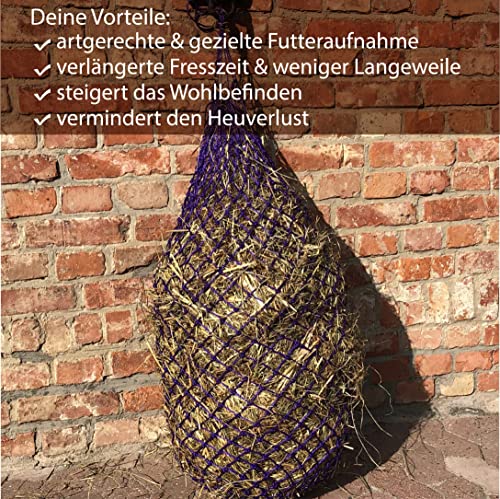 Pferdelinis Hay Net for Horses Tight Mesh Species-Appropriate Feeding, Improves Digestion & Well-being of Animals - Image 2