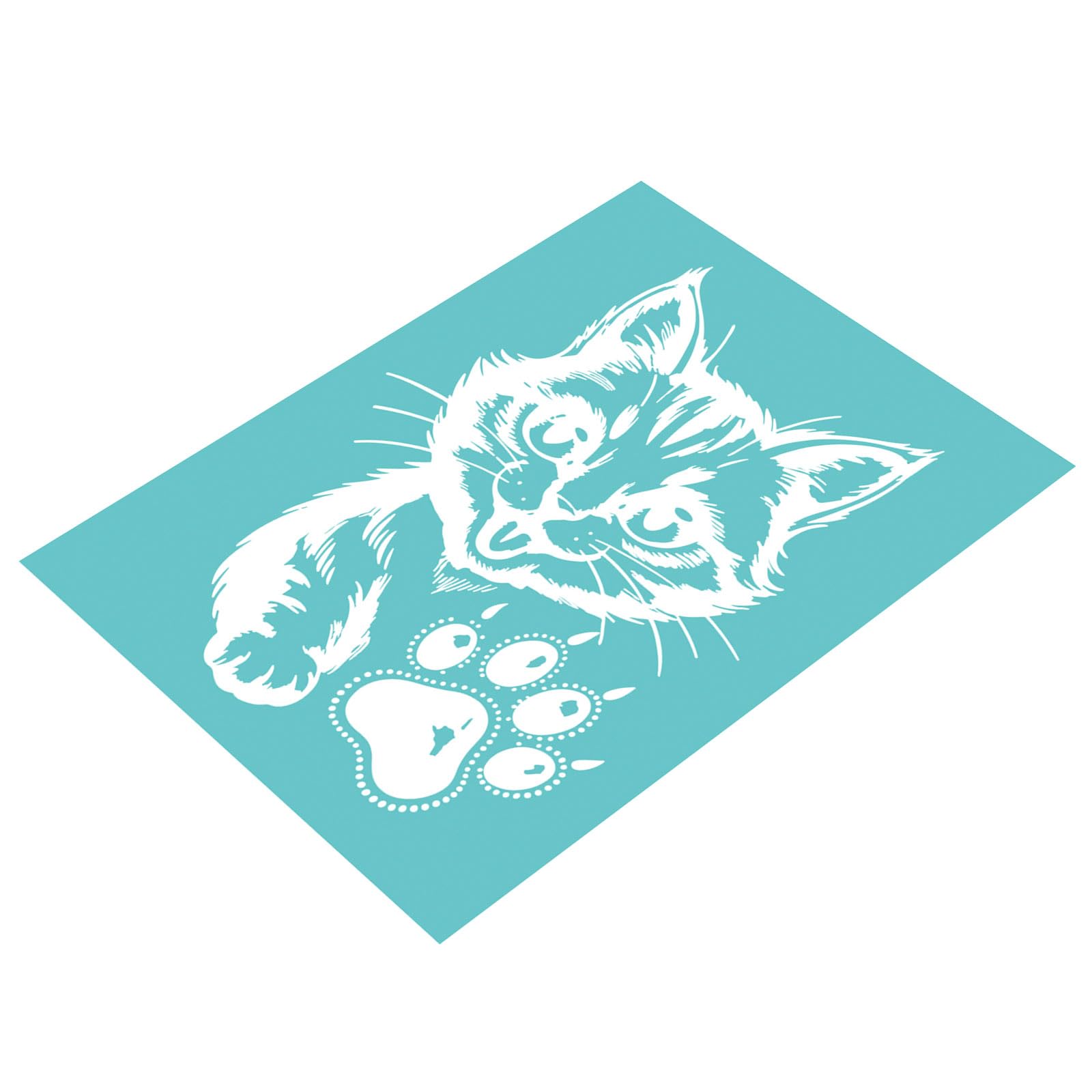 Hsyzygian Professional Silkscreen Printing Stencil Polyester Screen Printing Template for Fabric Wood Clay and Home Decoration Adhesive Back Screen Pattern