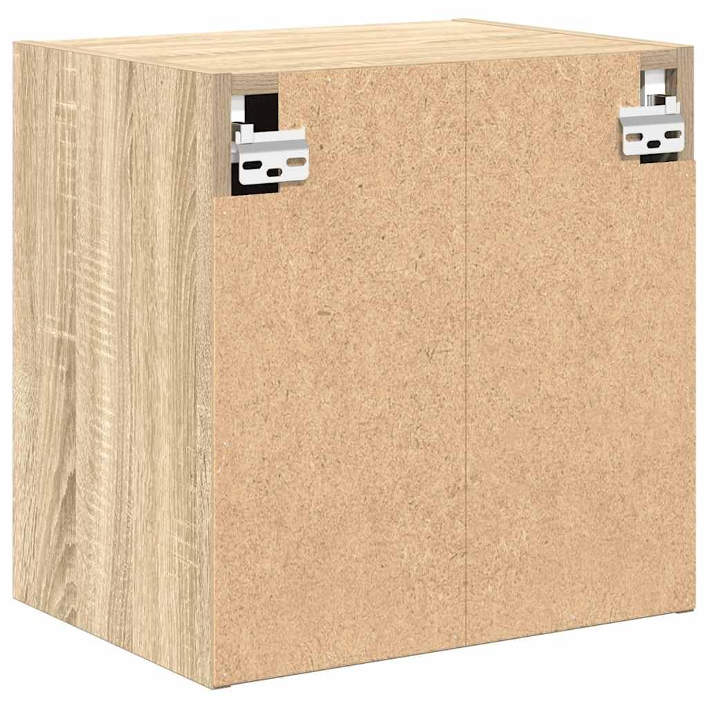 INLIFE Garagen-Wandschränke 2 STK. Sonoma-Eiche Holzwerkstoff,Wirtschaft & Industrie,Gewerbliche Lagerung,Industrieschränke,Braun,14.95 KG,860630