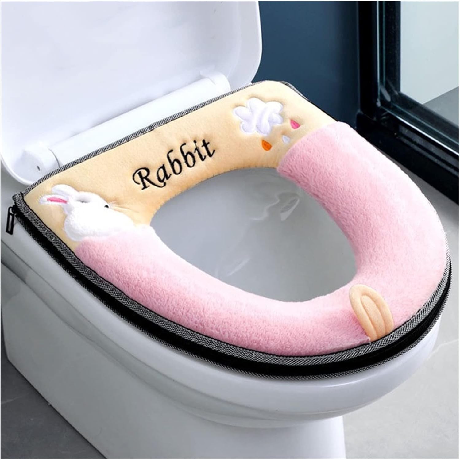 Universal Set Suitable for Home Decoration Toilet Cushion Seat Cover Toilet Lid Cover Accessories Toilet Seat Cover