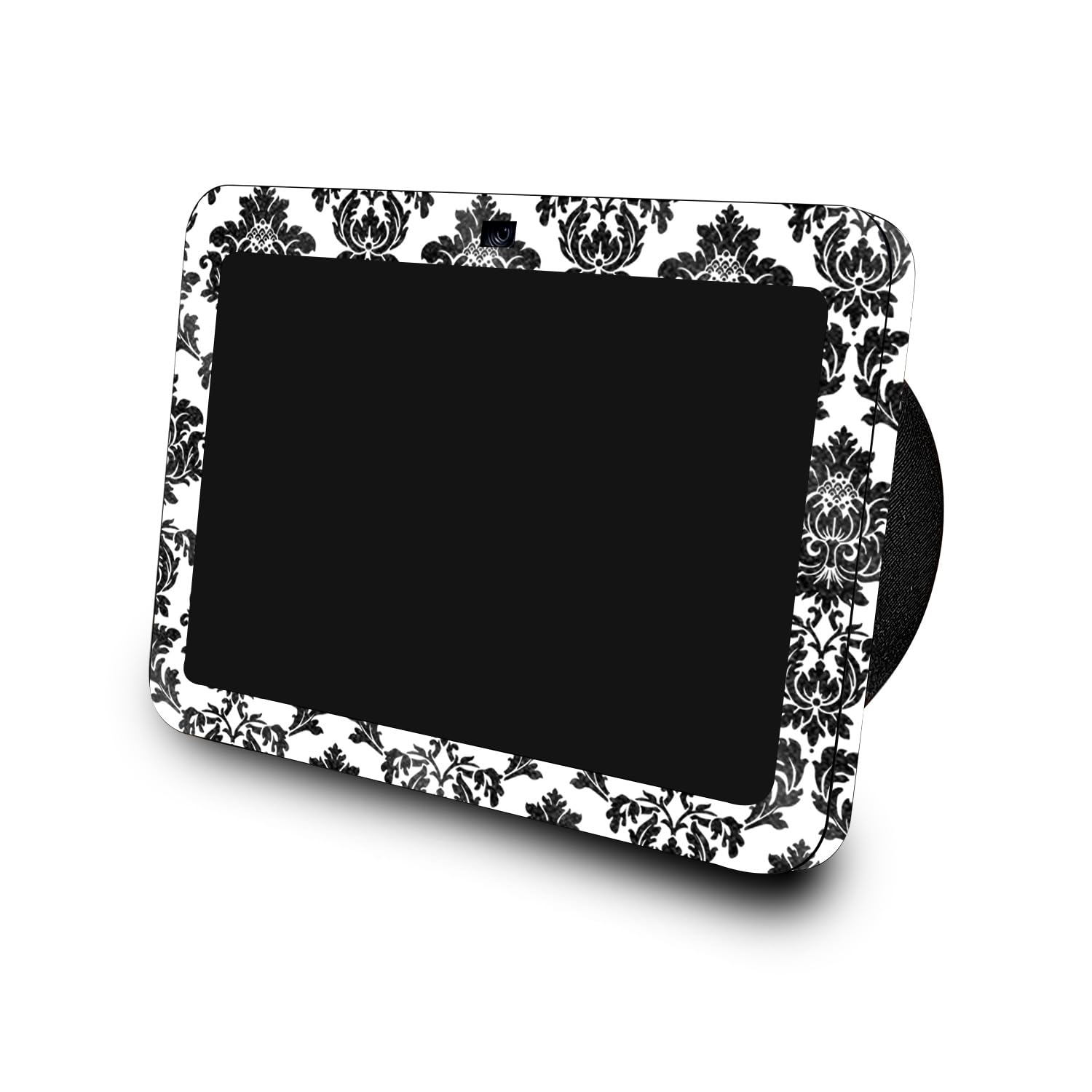 Glossy Glitter Skin Compatible with Amazon Echo Show 8 (3rd Gen, 2023) - Vintage Damask - Premium 3M Vinyl Protective Wrap Decal Cover - Easy to Apply | Crafted in The USA by MightySkins