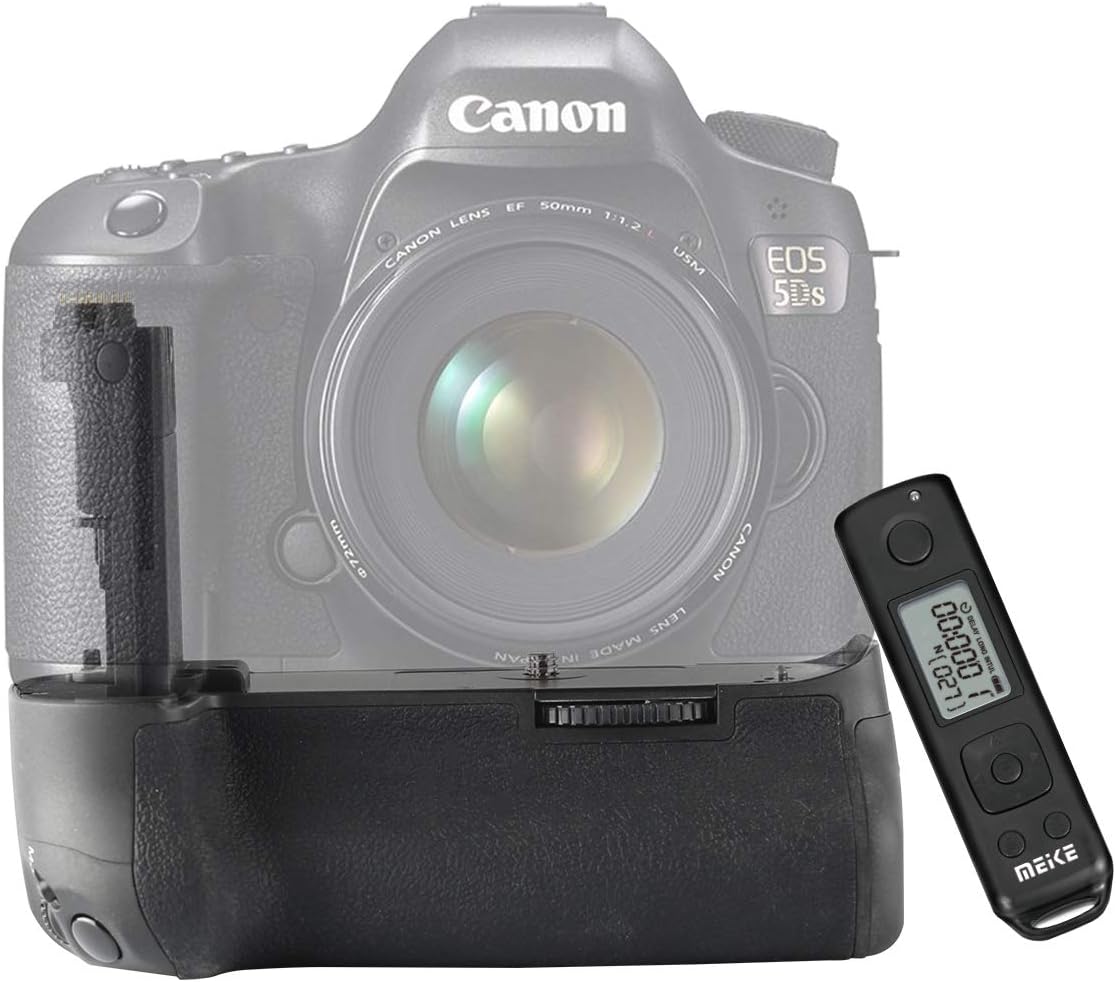 Meike MK-5D4 Pro Professional Build-in 2.4G Wireless Control Battery Grip for EOS 5D Mark IV as BG-E20
