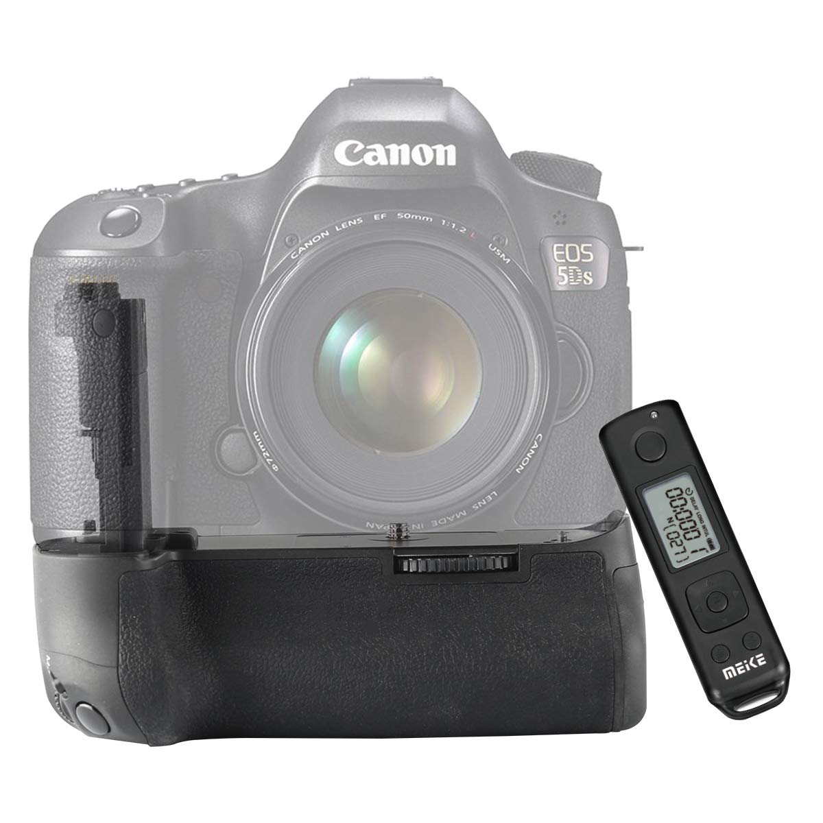 Meike MK-5D4 Pro Professional Build-in 2.4G Wireless Control Battery Grip for EOS 5D Mark IV as BG-E20