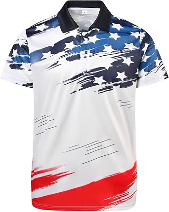 Mens 70s Outfits Golf Polo Shirts Short Sleeve Funny Disco Costume