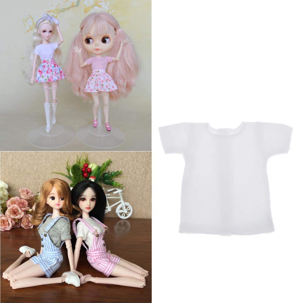 Amazon.co.jp: T TOOYFUL 1/6 ドールTシャツ BJD人形服 ドール服 半袖