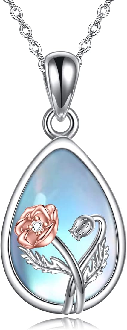 Collana URONE In Argento 925 Con Ciondolo Fiore Filigrana: Gioiello Regalo Per Donne E Mamme
