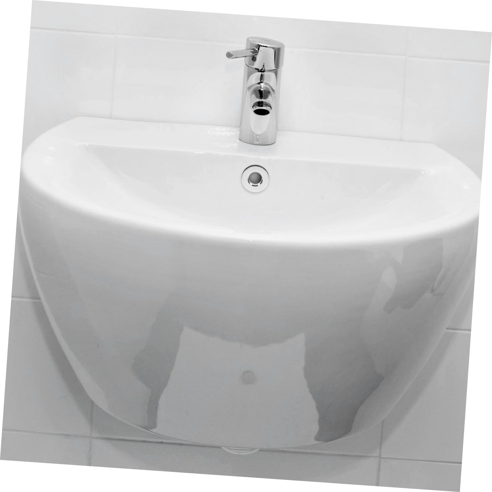 Operitacx 5 Set Copertura Decorativa Per Lavabo - Copertura Drenaggio - Lavabo Ceramica Drainamento Di Overflow Coperchio Scarico Troppopieno Vasca Anello Troppopieno Lavello 4 Pezzi * 5
