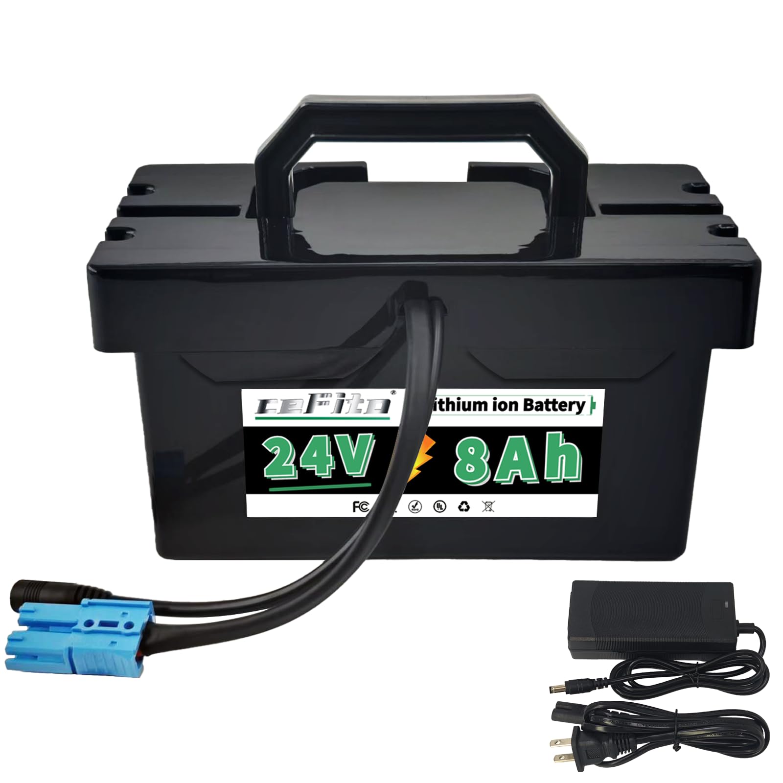 Amazon.com: 24V 8Ah Lithium Battery 24Volt Kids Ride-On Cars & Toy