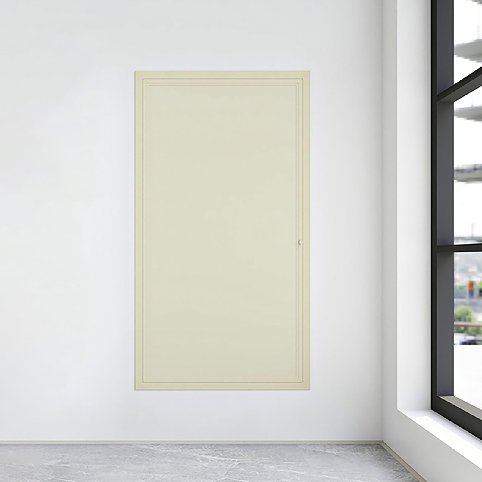 Customizable Aluminium Flush Mount Access Panel - Fire Rated Drywall Access Door(Beige,50x50cm)