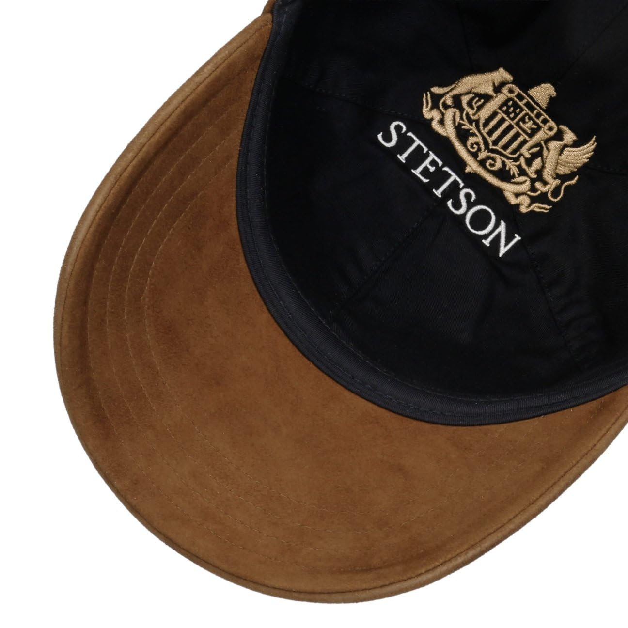 Stetson Classic Gorra de Beisbol Cuero Velours Six Panels Strapback Hombre Todo el ano