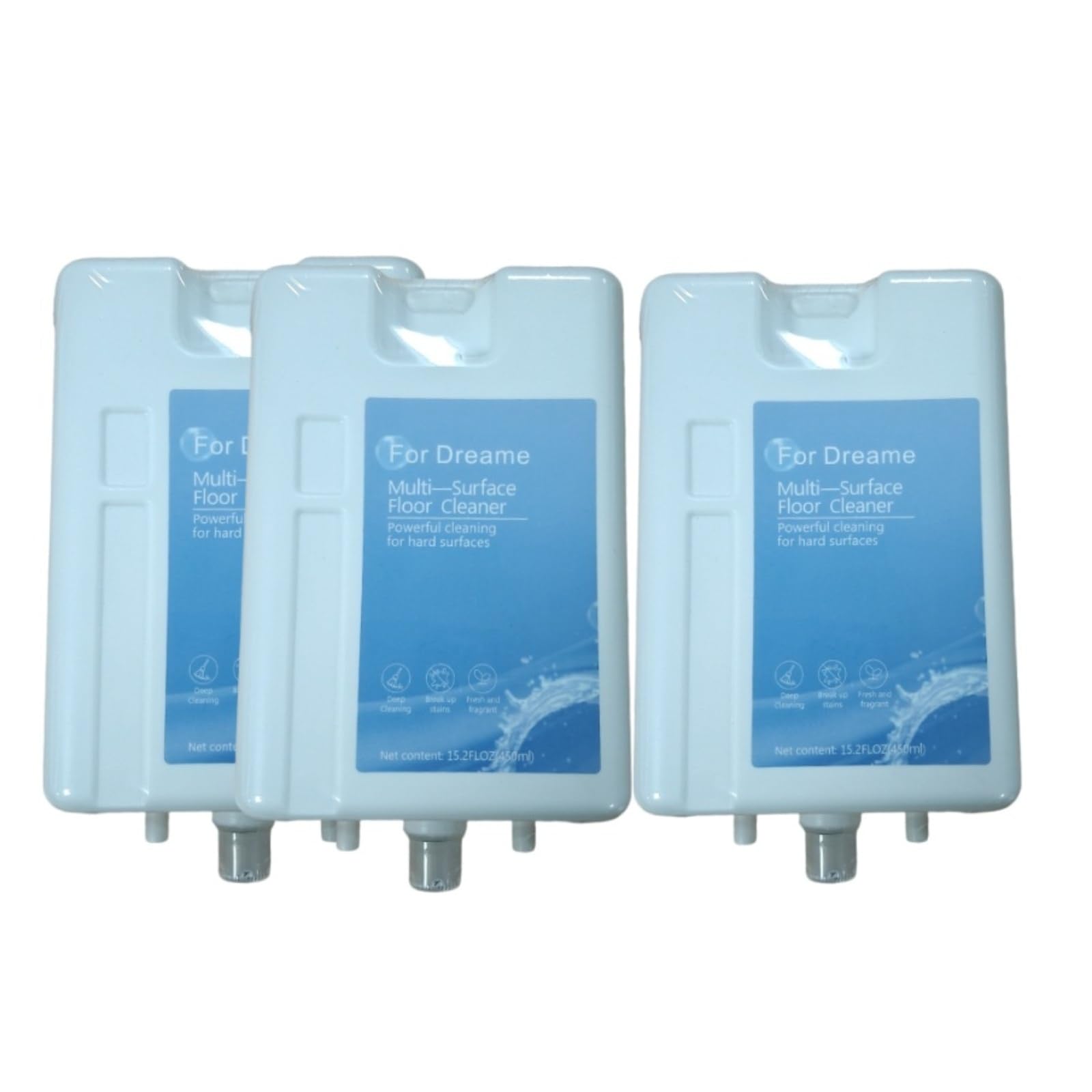 Soluzione per la pulizia dei pavimenti。 Compatibile per Dreame L20 Ultra。 Sostituzioni di liquidi per aspirapolvere, soluzione detergente da 450 ml (15,2 fl oz)(3pack)