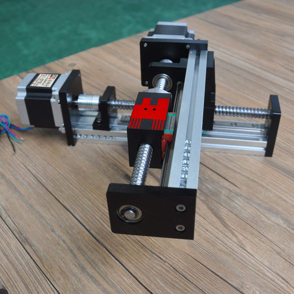 Platine de guidage linéaire FSL40, actionneur de translation XY, table XY, dimensions de travail X : 300 mm, dimensions de travail Y : 200 mm, module à vis à billes pour routeur DIY [Plateau XY en p