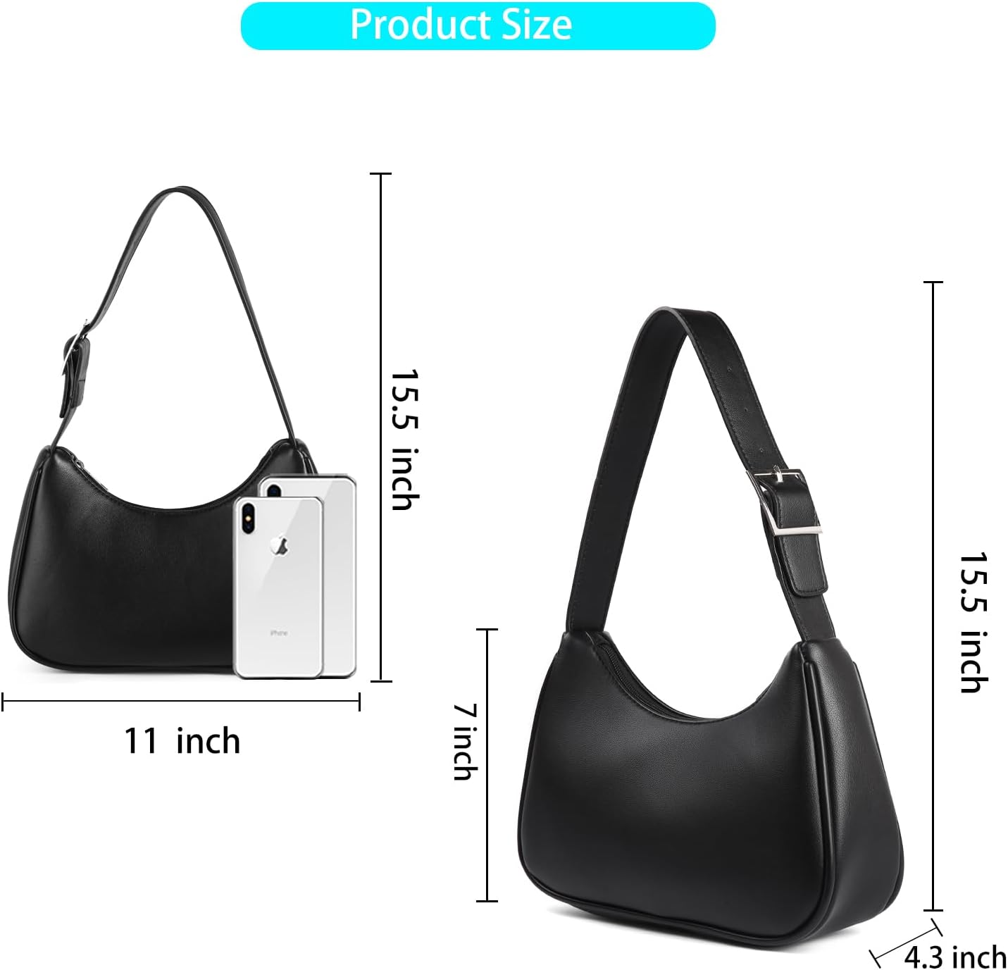 Shoulder Bags for Women, Messenger Bags, Hobo Tote Handbag Clutch Purse Crossbody Bag FD47038034