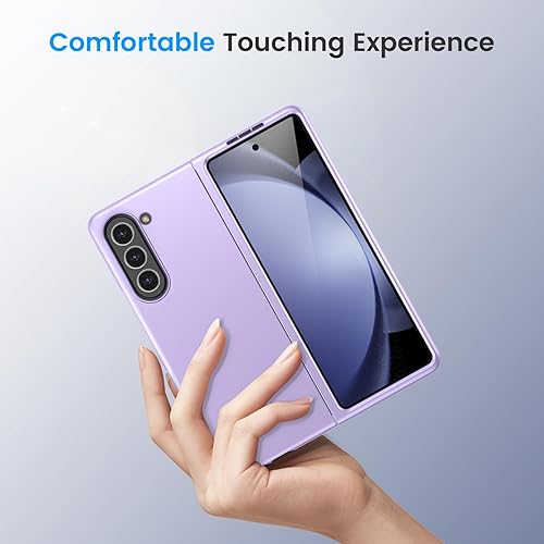 Miniatura 7 de Ruky Funda para teléfono Samsung Z Fold 5, funda protectora a prueba de golpes, con protector de pantalla integrado y soporte de carga inalámbrica