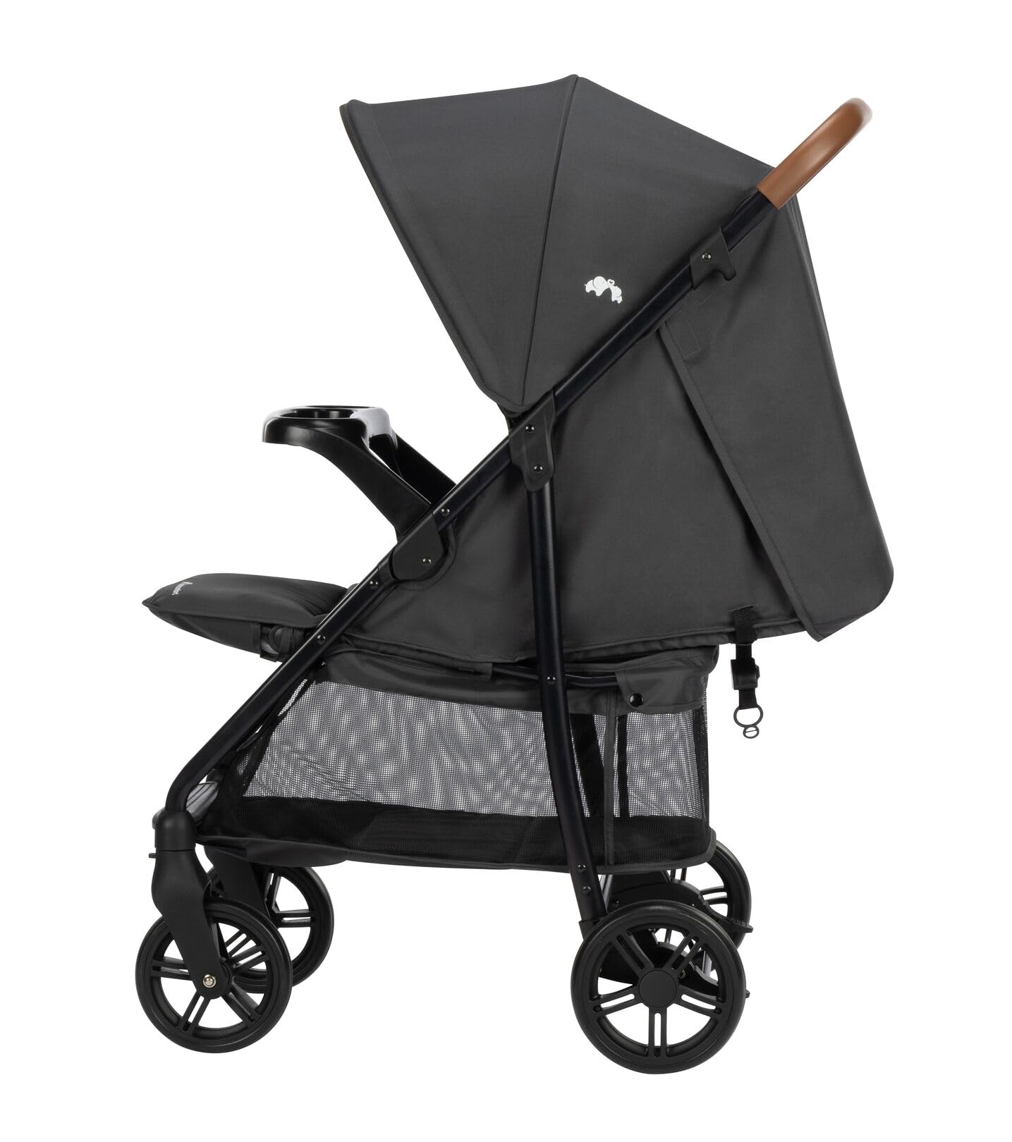 Bebeconfort Misty Duo, 2 en 1 Poussette Compacte, Panier spacieux jusqu'à 8 kg, Plateau pour la sécurité et le jeu, Poussette Pliable, 0 à 4 ans, 0-22kg, avec Siège Auto Bébé i-Size, Mineral Graphite