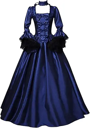 OIOLOYJM Renaissance Costume Women Medieval Sexy Plus Size Witch Vampire Gothic Halloween Costumes Woman 2025 Clothes Dresses